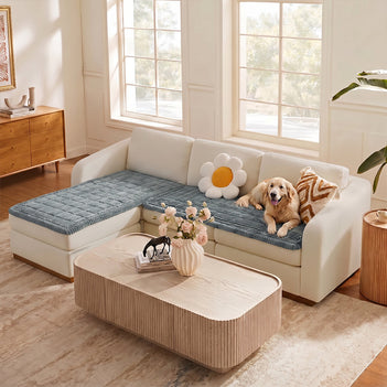 Faul weiche Fleece atmungsaktive Haustiermatte rutschfester Wohnzimmercouchbezug