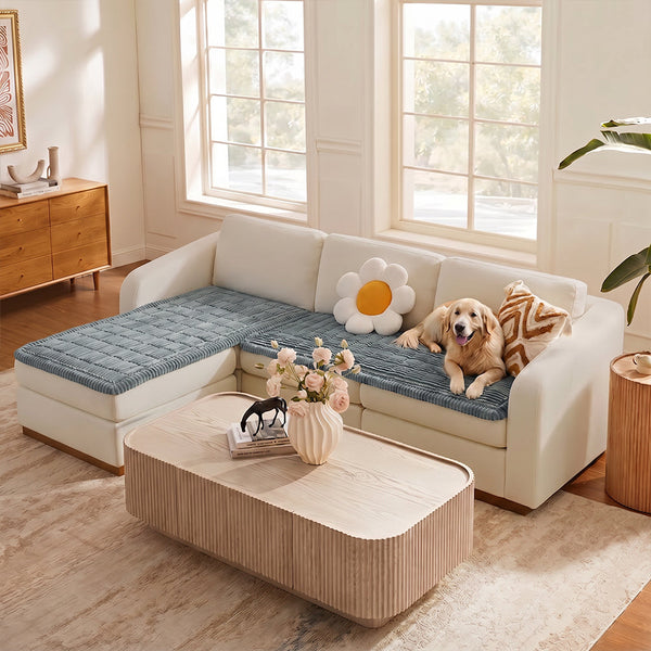 Faul weiche Fleece atmungsaktive Haustiermatte rutschfester Wohnzimmercouchbezug