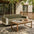 Einteiliger Chenille Kratzfester, Langlebiger, Wasserabweisender, Rutschfester Outdoor Sofaüberzug