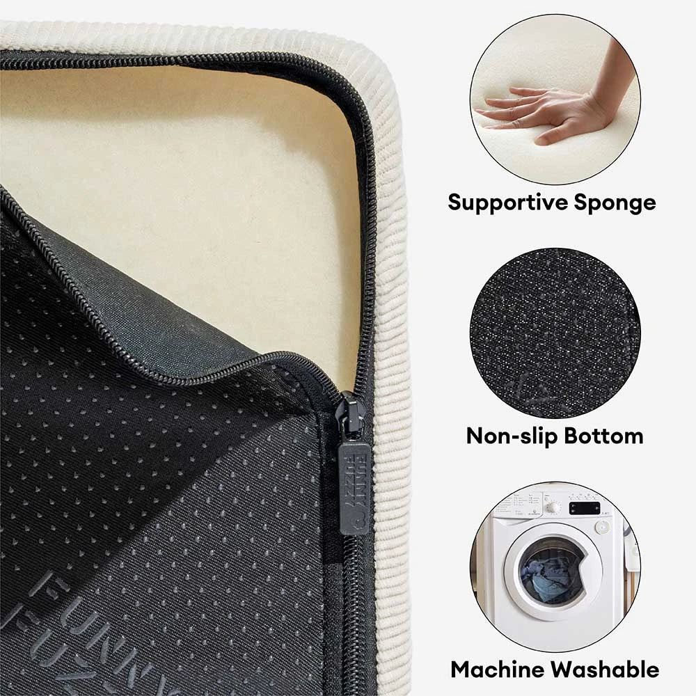 2-in-1 Flauschleiter und Bett für Haustiere – CreamyRamp