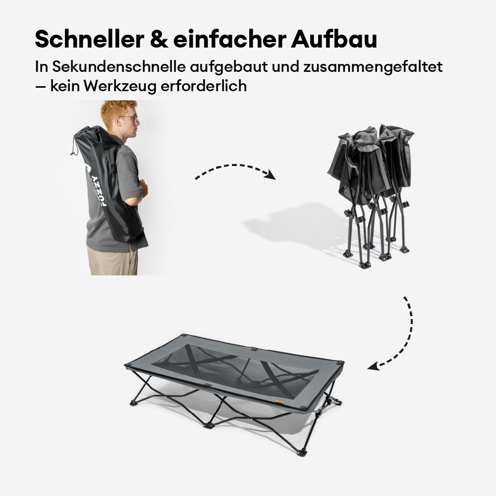 Klappbares erhöhtes Cooling Outdoor Hundebett - Urban Roaming