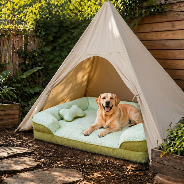 Kühlendes outdoor orthopädisches waschbares Eckhundebett