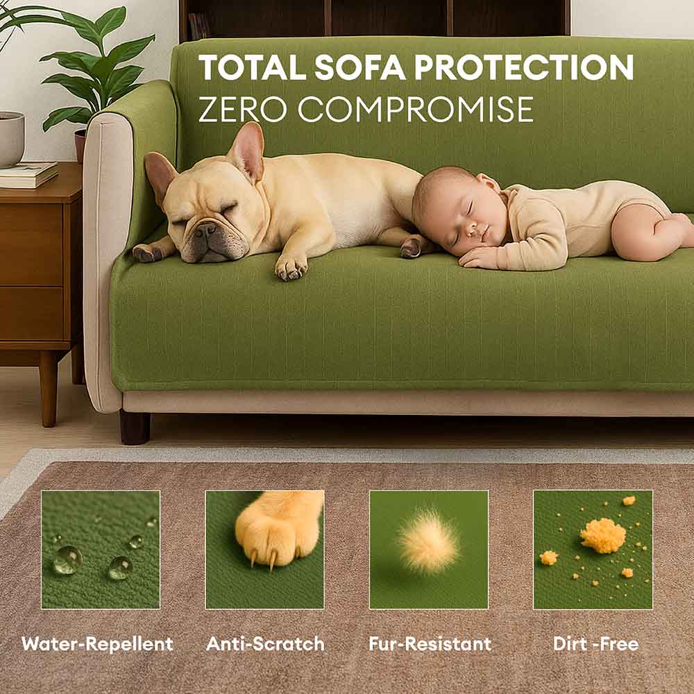 Wasserfester rutschfester Möbel Schutz Haustier Relaxsessel Sofa Bezug - Rutschfest