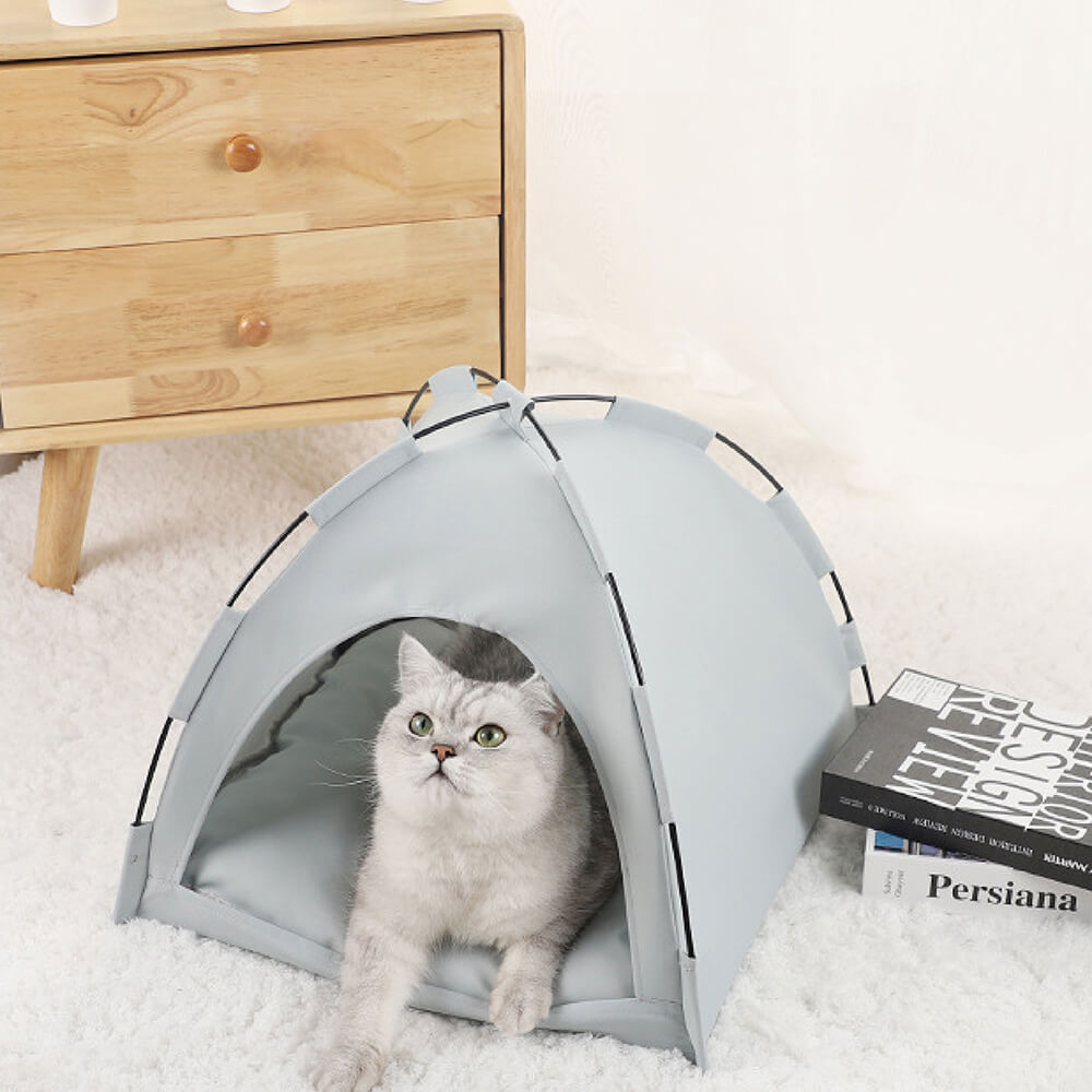 Faltbares Katzenzeltbett für Indoor-Camping