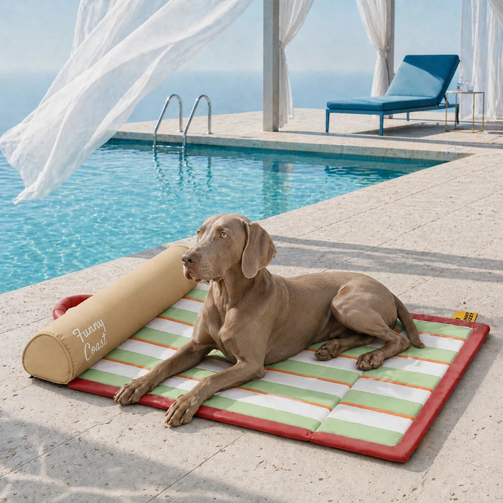 Kühlmatte Hund Atmungsaktive Kühlmatte für Hunde Faltbar Chill Nest