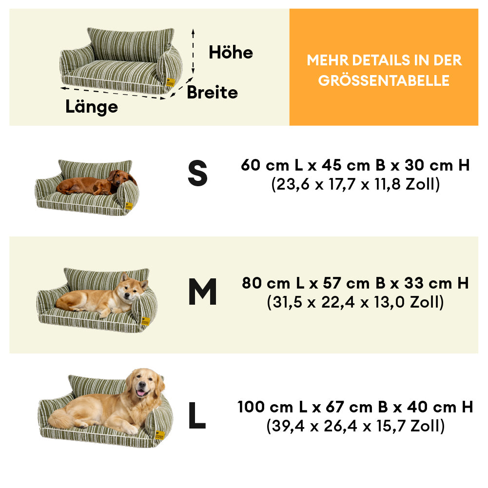 Orthopädisches Ganzjahres-Hundebett - Funnyfuzzy SnugNest