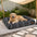 Outdoor Orthopädisches ganzjahres Memory Foam Eckhundebett - Funnyfuzzy SnugNest