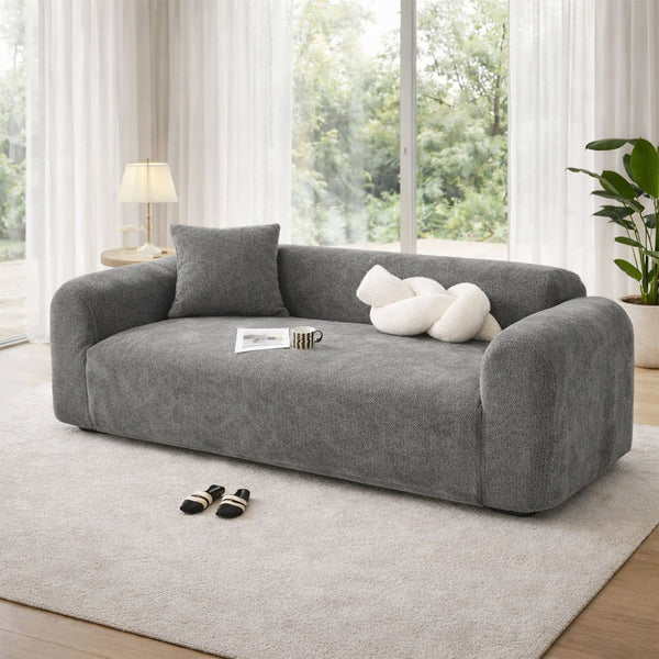 Elastischer Sofabezug im Fischgrätmuster – bequem, kratzfest und mit Rundumschutz