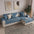 Wasserfest Antimikrobiell Einfaches Chenille-Gewebe Kratzfest Sectional Sofa-Bezug
