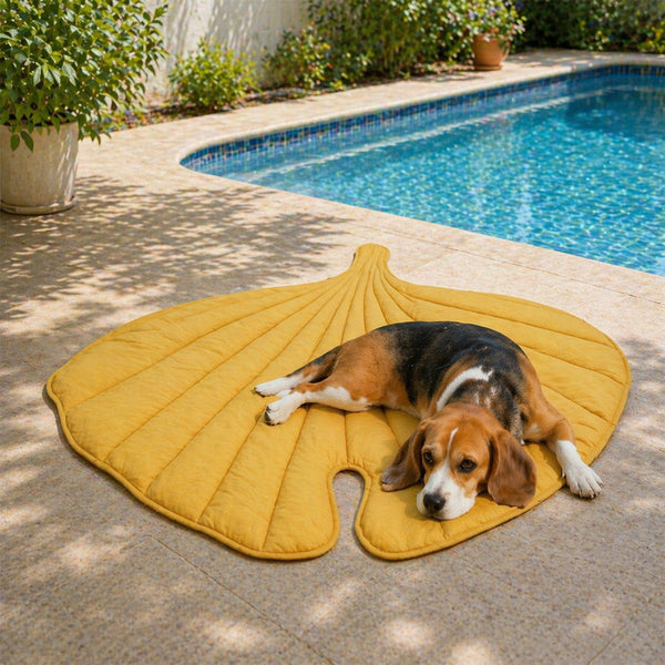 Outdoor Hochwertige und dekorative Hundedecke in Blattform