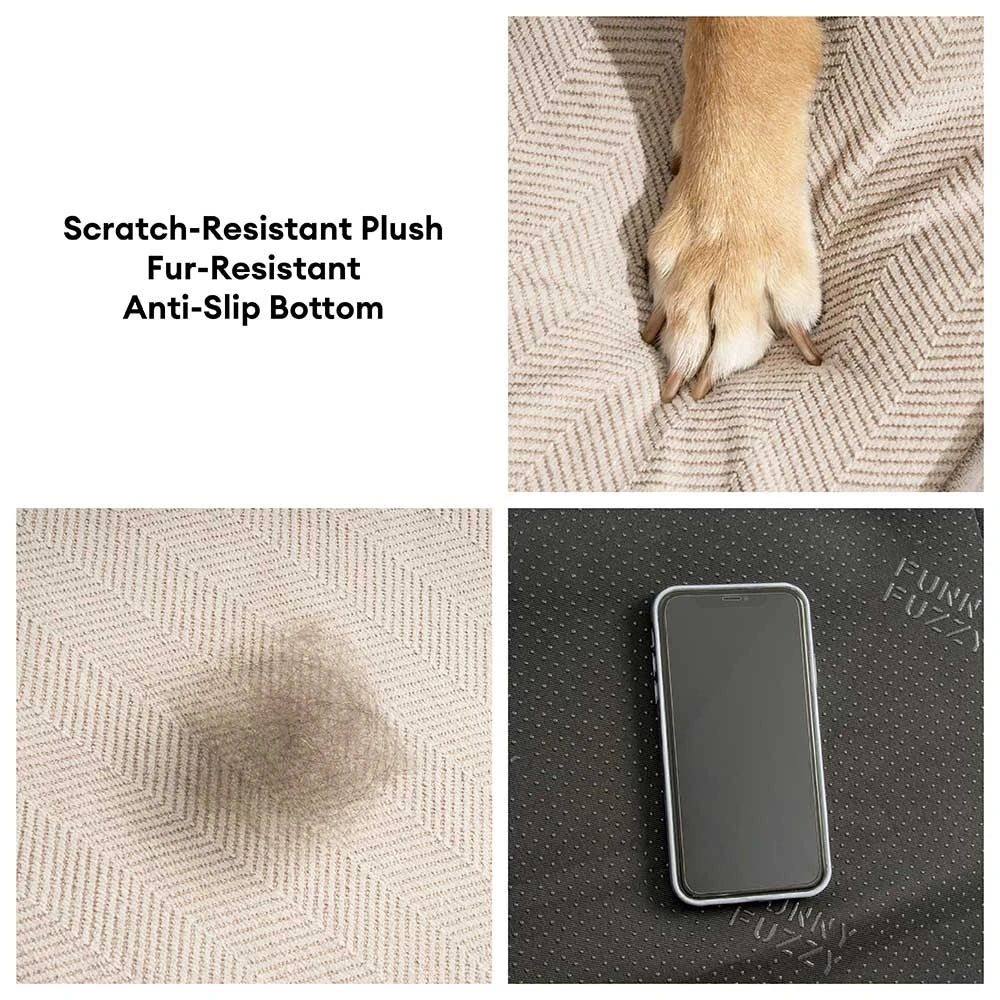 Chenille Extra Breite Rutschfeste Abnehmbare Schwamm Haustier Treppen - SafeRamp