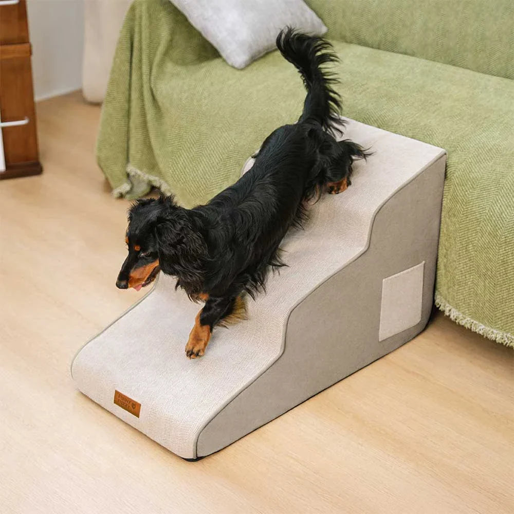 Chenille Extra Breite Rutschfeste Abnehmbare Schwamm Haustier Treppen - SafeRamp