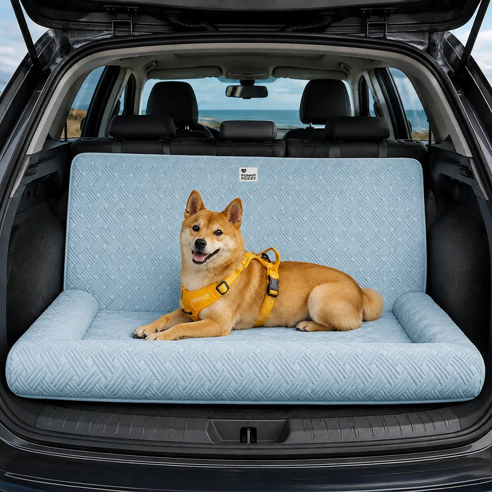Kühlende Reiseunterlage Sicherheitsrückenlehne großes Hundecar-Seat-Bett - Roadtrip