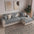 Wasserfest Antimikrobiell Einfaches Chenille-Gewebe Kratzfest Sectional Sofa-Bezug