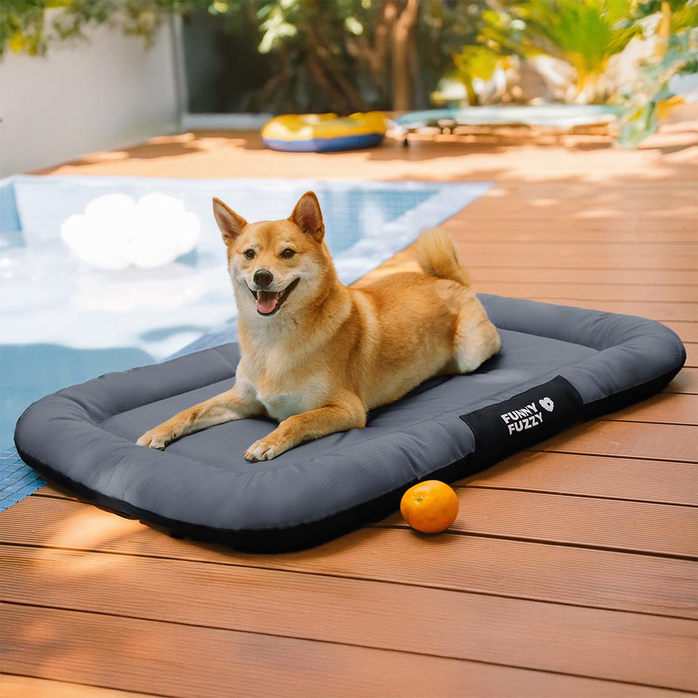 Wasserfestes und bissfestes Memory-Schaum-Orthopädisches Hundematte für die Hundebox