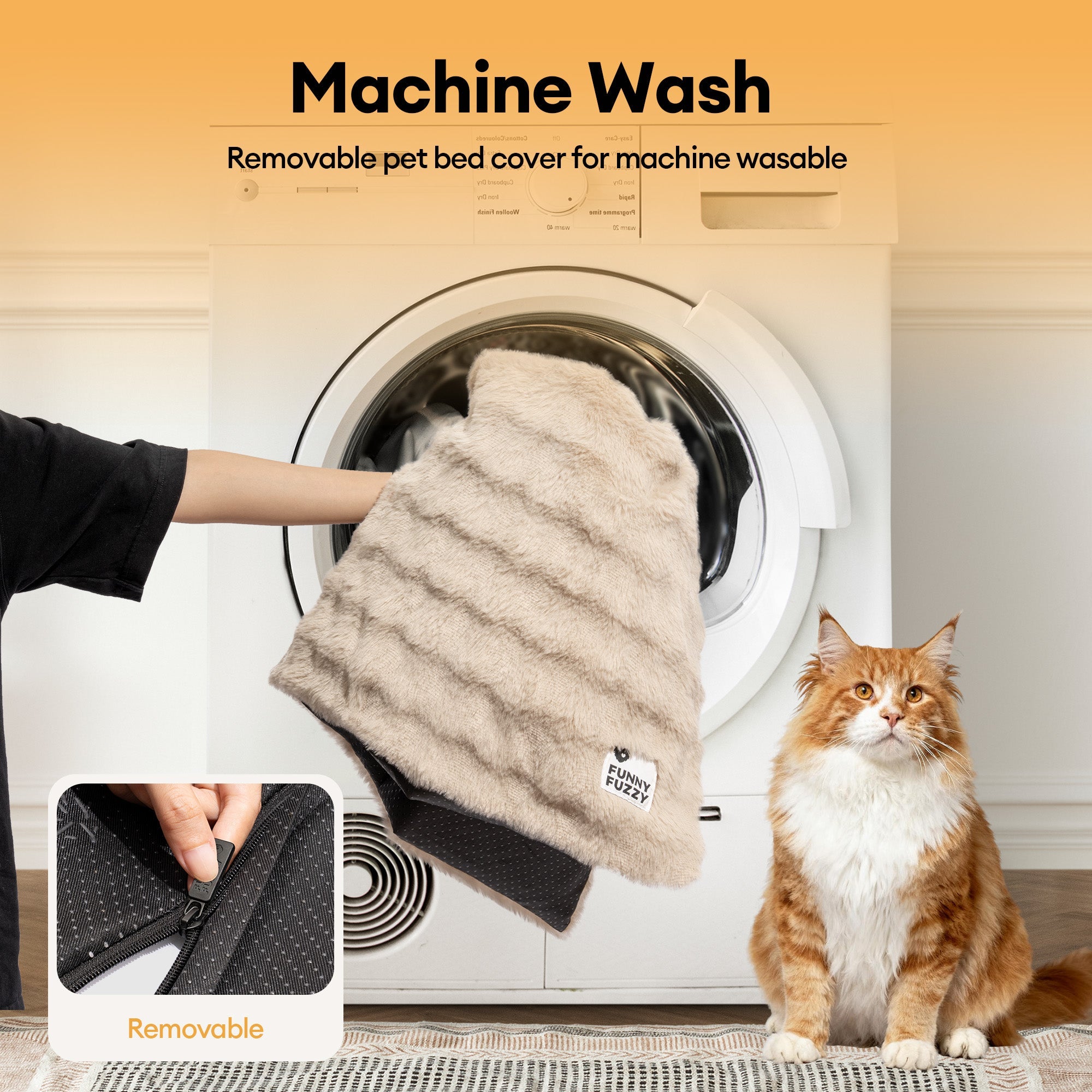 Kuschelige Plüsch-Warmwaschbare und Tragbare Haustiermatte - ThermoPad