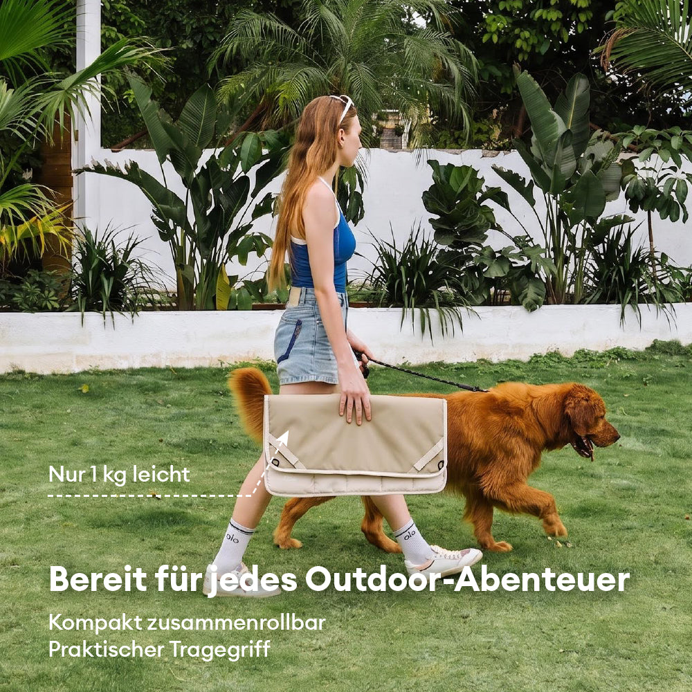 Transportable wasserdichte Outdoor Hundematte - Urbanes Umherstreifen
