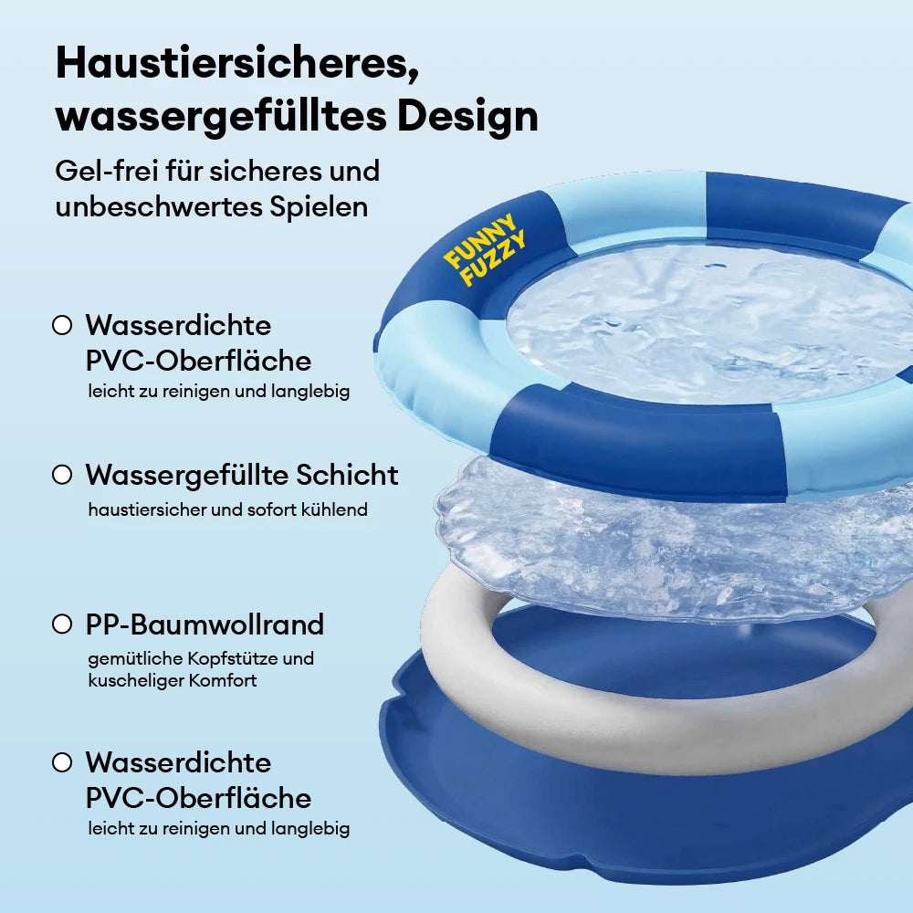 Wassergefüllte Kühlmatte für Hunde - Chill Nest