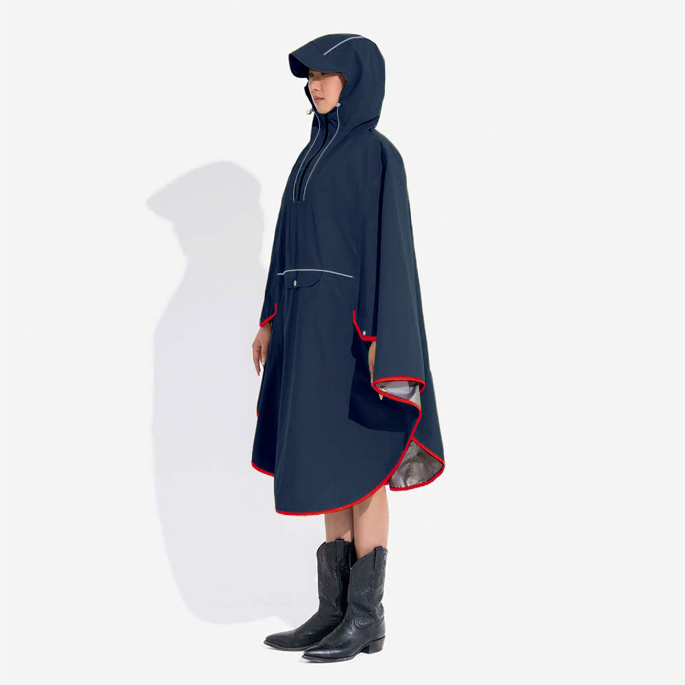 Verstellbarer Reflektierender Wasserdichter Regenmantel mit Tasche für Hunde und Menschen