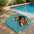 Outdoor Hochwertige und dekorative Hundedecke in Blattform
