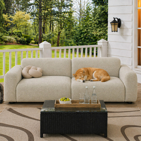 Antikratzer vollständig Elastischer Eleganter Chenille Outdoor Sofaüberzug für alle Jahreszeiten
