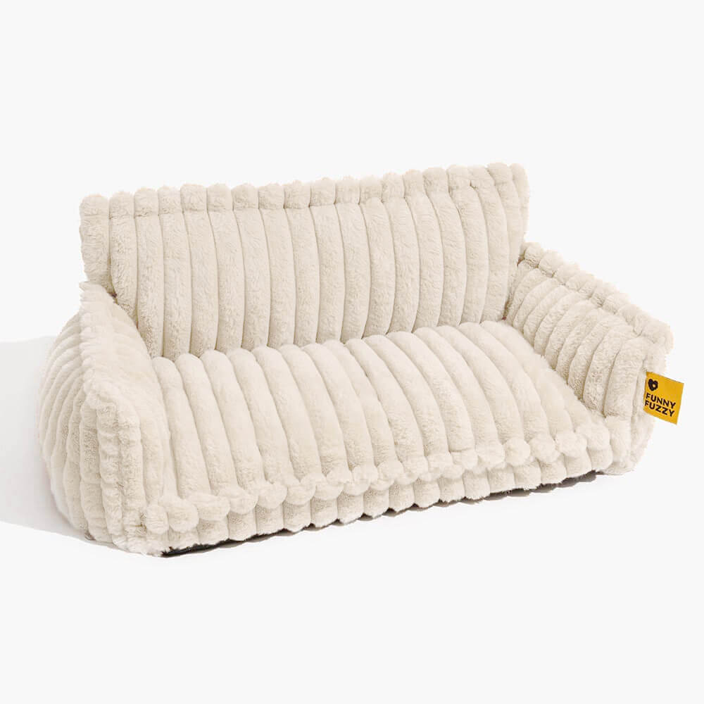 Großes waschbares flauschiges orthopädisches weiches Hundekissen für draußen - Snoozy Dream Hundesofa