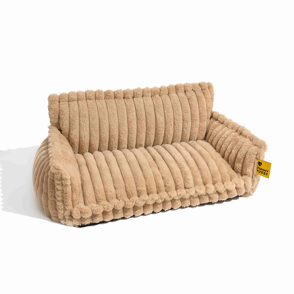 Großes waschbares flauschiges orthopädisches weiches Hundekissen für draußen - Snoozy Dream Hundesofa