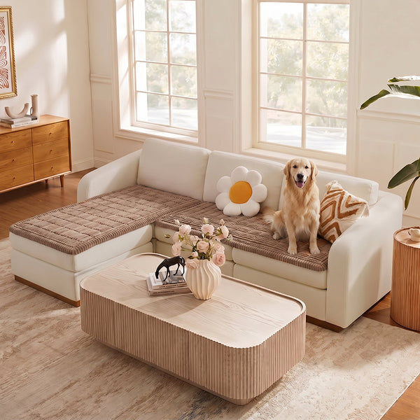 Faul weiche Fleece atmungsaktive Haustiermatte rutschfester Wohnzimmercouchbezug