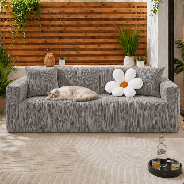 Jacquard-Elastischer-Sofabezug mit Vollbezug und kratzfestem Outdoor Bezug