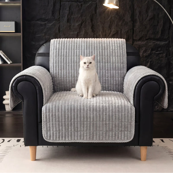 Einteilige gemütliche Flanell-Sofa-Schutz rutschfeste Recliner-Stuhlhüllen