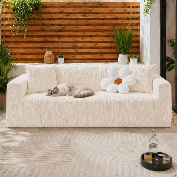Jacquard-Elastischer-Sofabezug mit Vollbezug und kratzfestem Outdoor Bezug