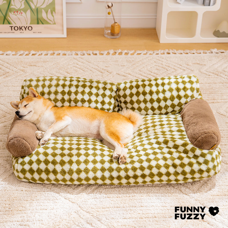 Vintage Leisure Diamond Schlafsofa für Hunde und Katzen