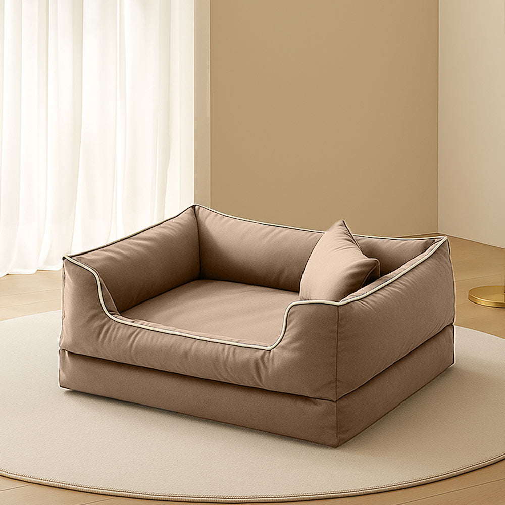 Nordischer Stil wasserdichter kratzfester waschbarer Hundesofa-Bett mit Kissen