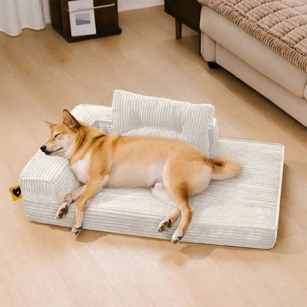 Cordura kratzfestes, abnehmbares orthopädisches Hundebett mit Kissen – ComfySofa