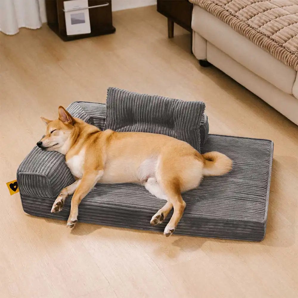 Cordura kratzfestes, abnehmbares orthopädisches Hundebett mit Kissen – ComfySofa