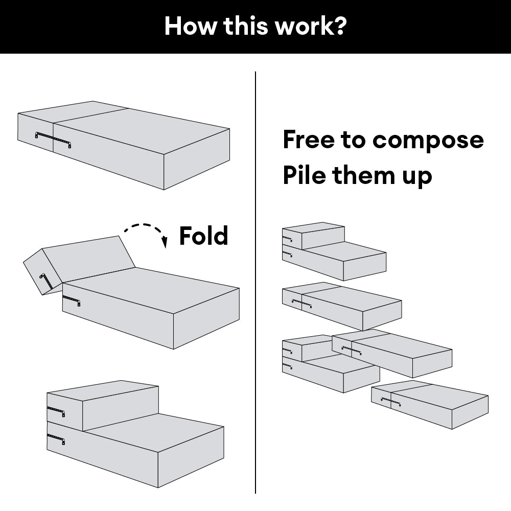 Chenille langlebige kratzfeste faltbare Treppen mehrstufig für Hunde