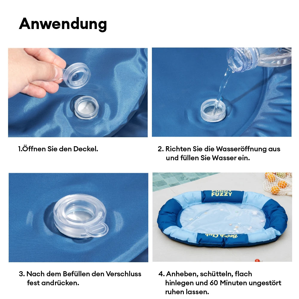 Wassergefüllte Kühlmatte für Hunde - Chill Nest