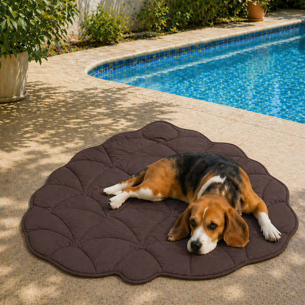 Outdoor Hochwertige und dekorative Hundedecke in Blattform