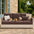 Kratzfester Elastischer Outdoor Sofabezug aus Cord mit Vertikalen Streifen