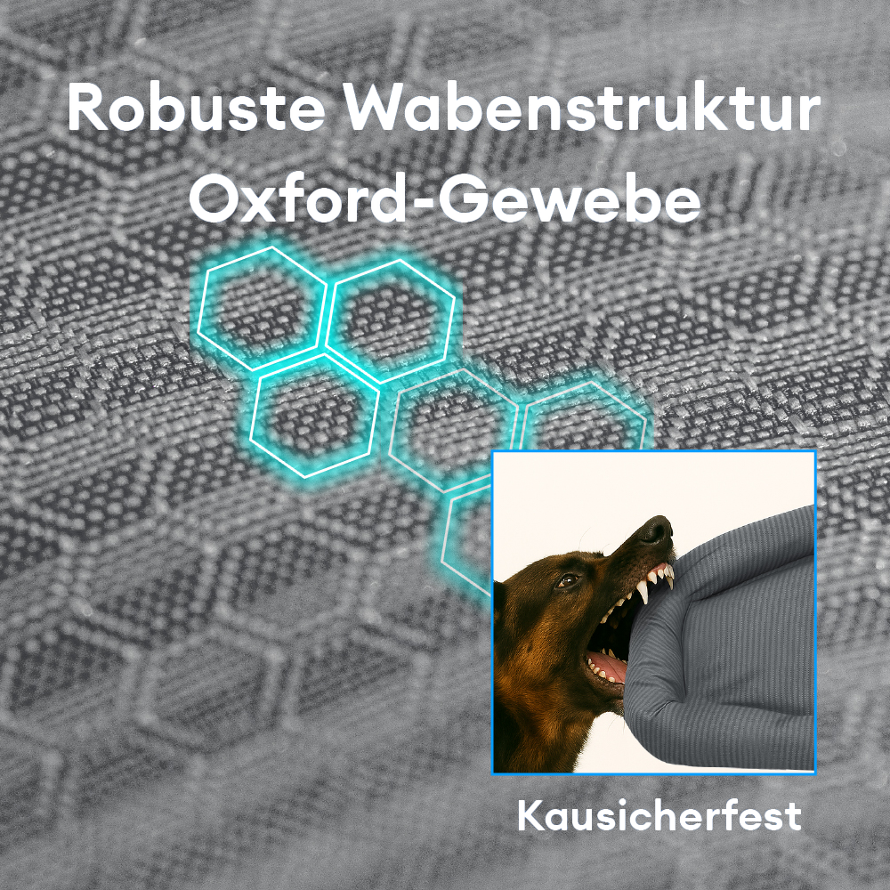 Vollständig Orthopädisches Wasserabweisendes Hundebett mit Rundum-Unterstützung für Große Hunde