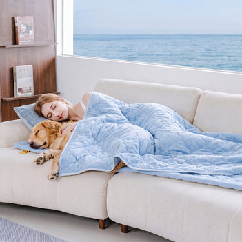 Doppelseitige Kühl-Hundedecke - Chill Nest