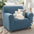 Elegante Fischgrät-Creme Ästhetik Elastischer Magic Sofaüberzug