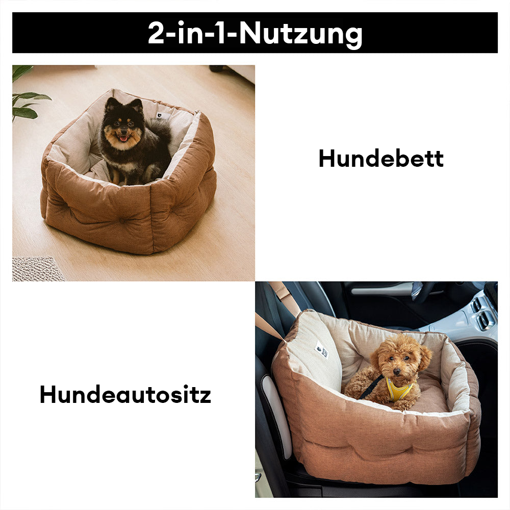 Wasserdichtes ISOFIX-Hochlehner- und Dickes Hundesitzbett mit ISOFIX-System