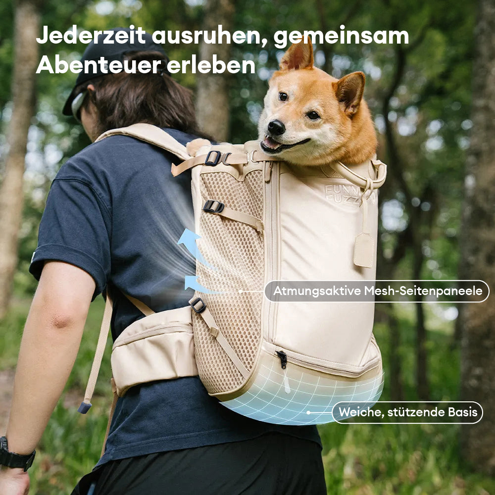 Hundetransport-Rucksack - Urbanes Herumstreifen