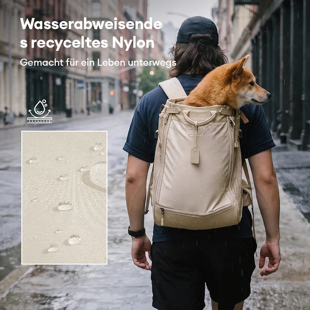 Hundetransport-Rucksack - Urbanes Herumstreifen