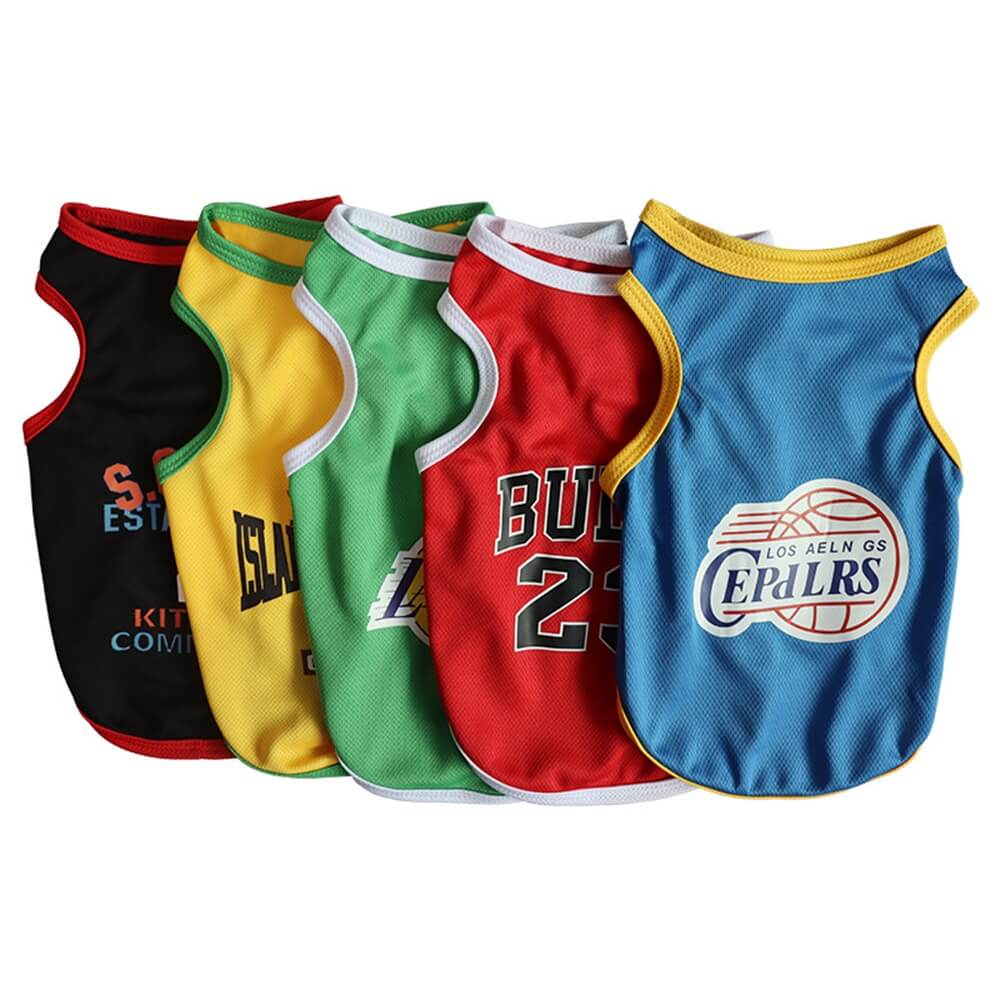 Sportliches Basketballtrikot für Hunde - Sportliche Haustierbekleidung