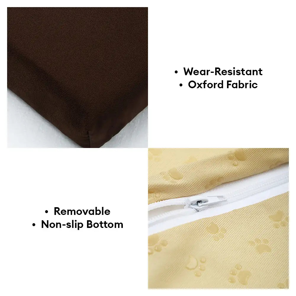 All-in-One Multifunktionales wasserabweisendes Komfort-Hundebett mit Kissen