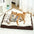 All-in-One Multifunktionales wasserabweisendes Komfort-Hundebett mit Kissen