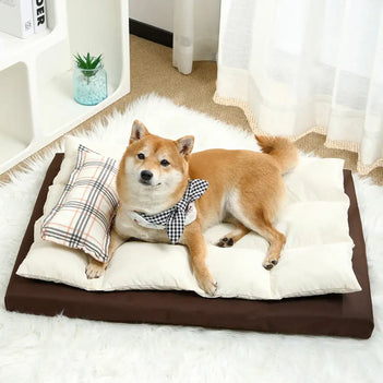 All-in-One Multifunktionales wasserabweisendes Komfort-Hundebett mit Kissen