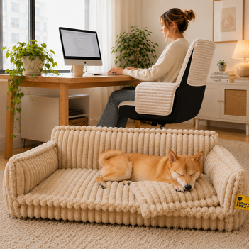 Großes waschbares flauschiges orthopädisches weiches Hundekissen Hundesofa-Bett - Home Office